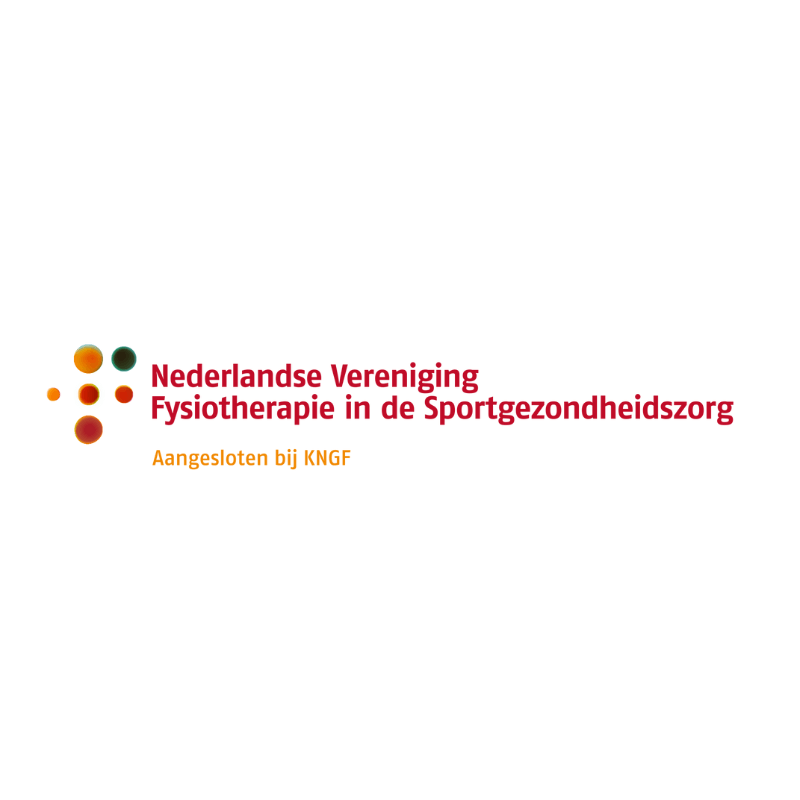 Logo Nederlandse Vereniging Fysiotherapie in de Sportgezondheidszorg